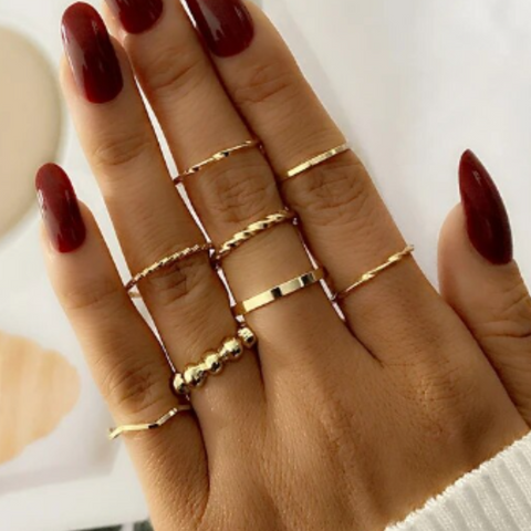 Modest Multi Ring Set